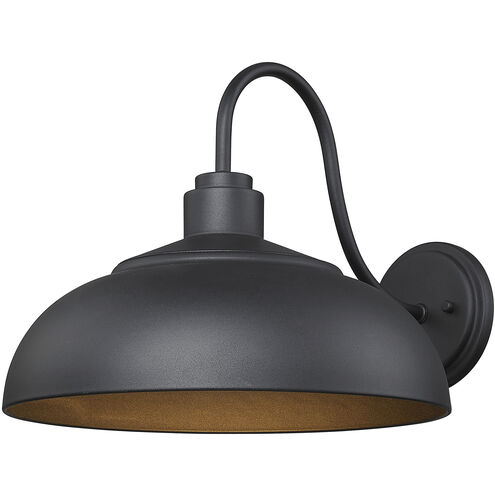 Levitt 1 Light 11.63 inch Natural Black Outdoor Wall Light